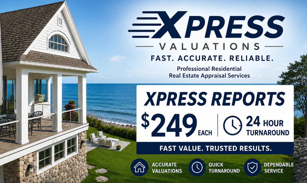 Xpress Reports flyer showing a $249 price and 24-hour turnaround